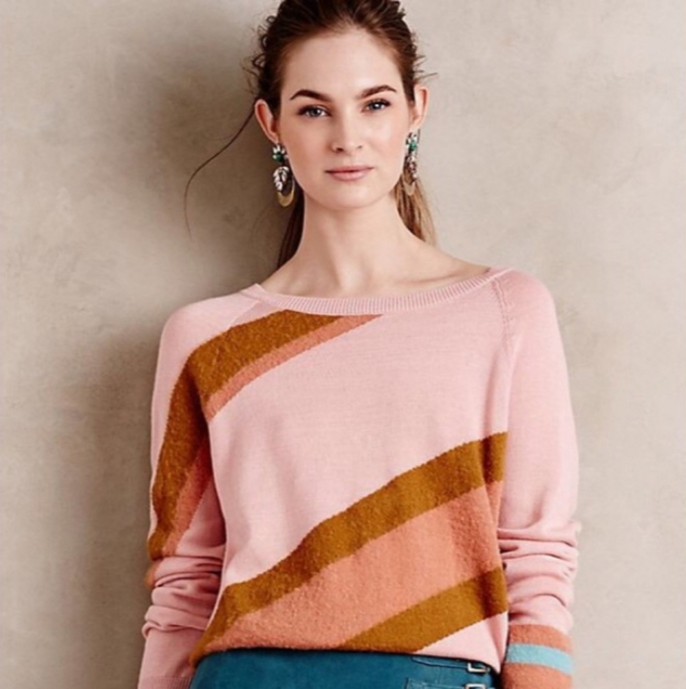 Anthropologie Oblique Sweater